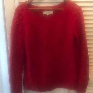 Red LOFT LITE SWEATER brand new